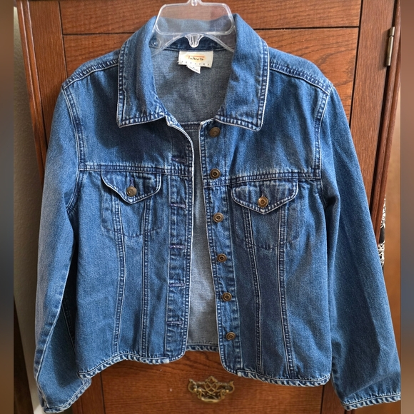 Talbots petite classic denim jacket - Picture 1 of 6